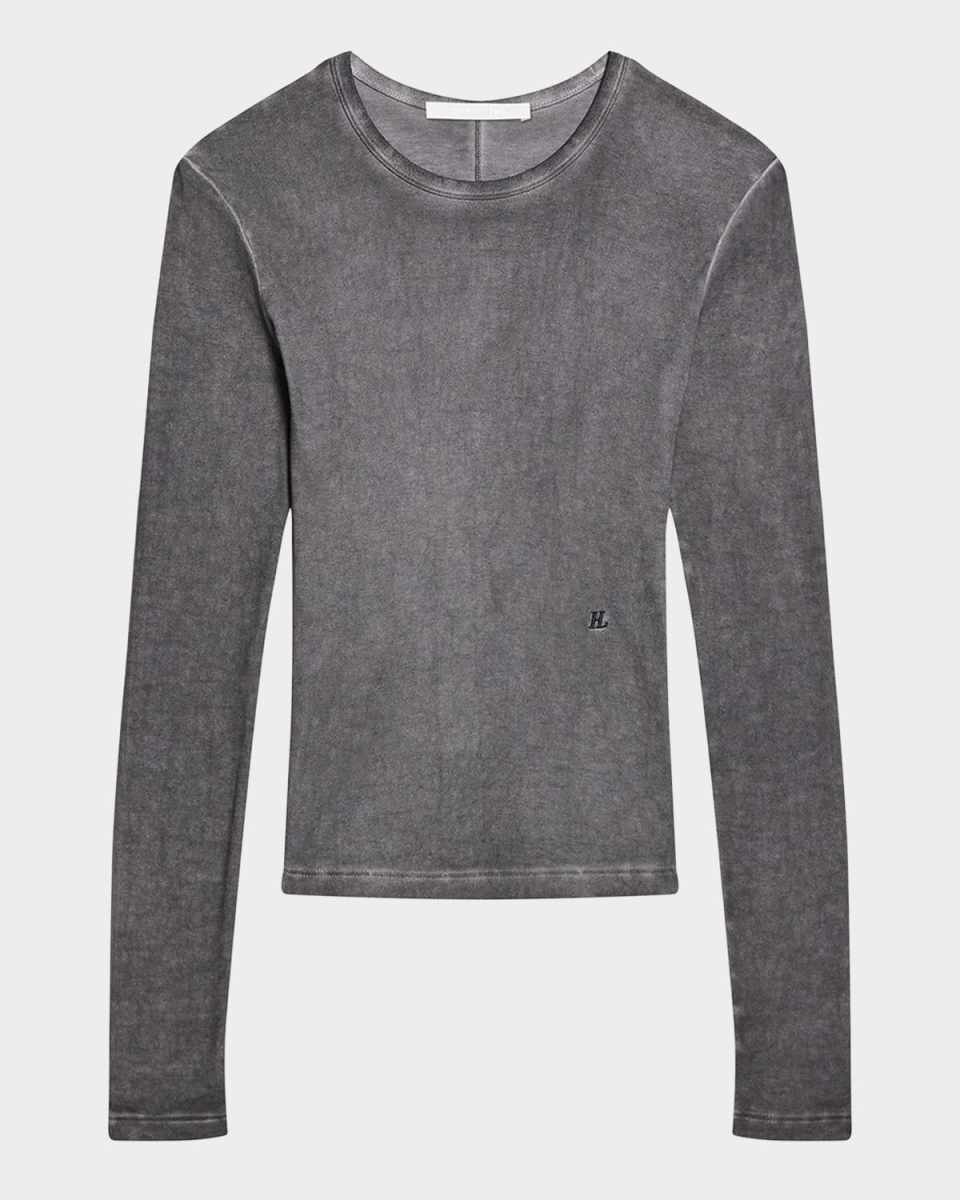 Long-Sleeve Garment-Dyed Tee